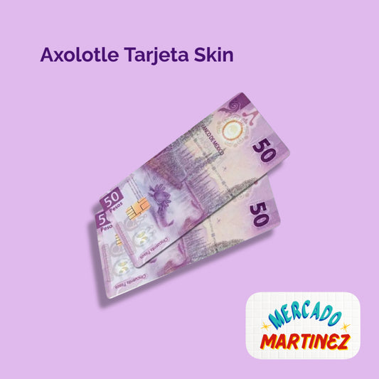 Axolotle - Tarjeta Sticker Skin